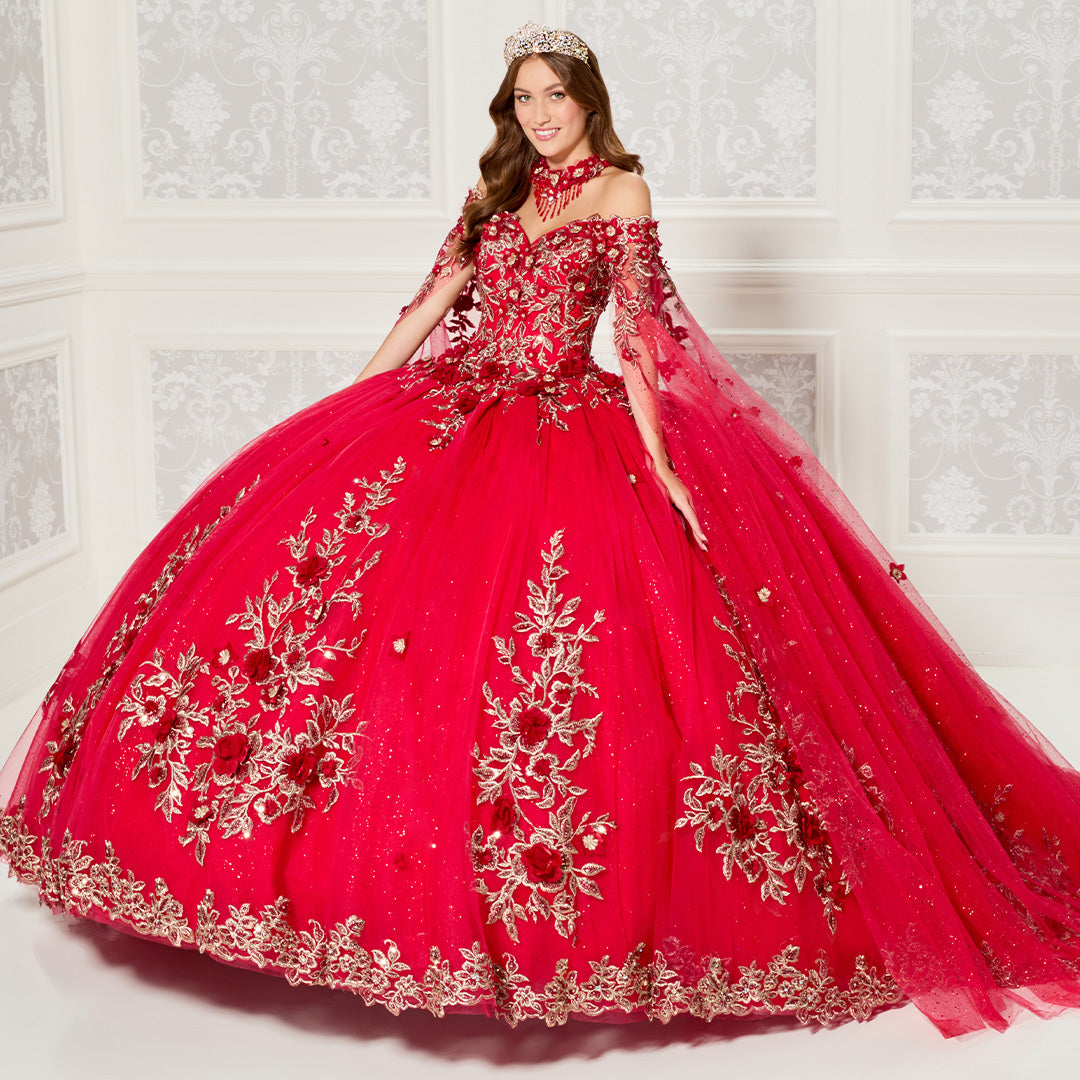 Princesa By Ariana Vara Pr30114 Ruby Gold – The Quince Of Your Dreams