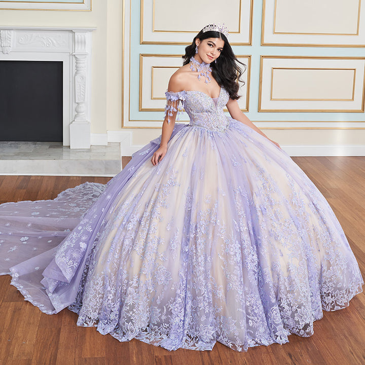 Princesa by Ariana Vara PR30172 - LAVENDER/CHAMPAGNE